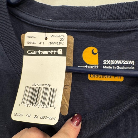 Carharrt women’s tee shirted size 2x - Picture 3 of 4